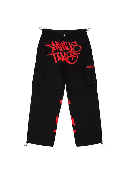 Minus Two Cargo - Black/Red