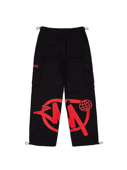 Minus Two Cargo - Black/Red