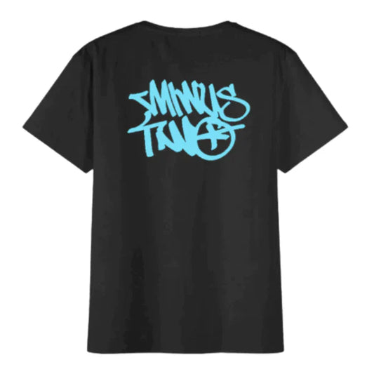 Minus Two T-shirt - Black/Blue