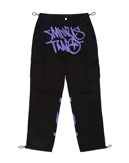 Minus Two Cargo - Black/Purple