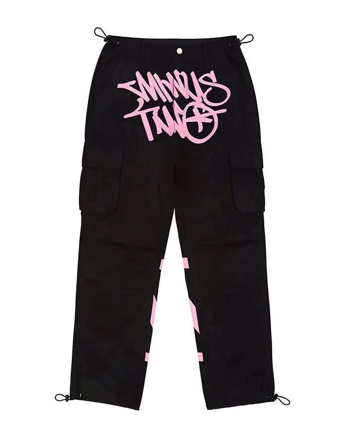 Minus Two Cargo - Black/Pink