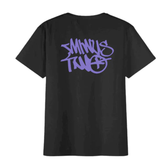 Minus Two T-shirt - Black/Purple